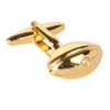 Gold Rugby Ball Cufflinks