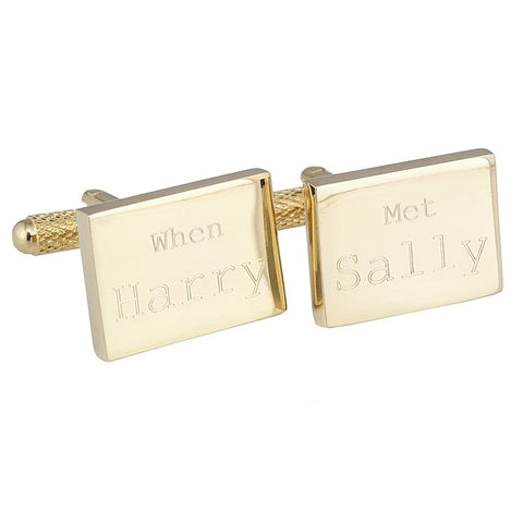 When Harry Met Sally Personalised Cufflinks