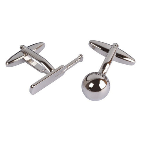 Cricket Bat and Ball Cufflinks