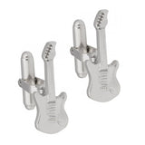 Sterling Silver Guitar Cufflinks