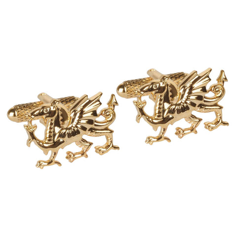 Gold Plated Welsh Dragons