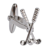 Crossed Golf Club Cufflinks