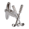 Crossed Golf Club Cufflinks