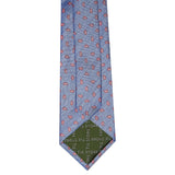 Blue Micro Paisley Woven Silk Tie