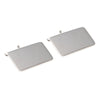 Sterling Silver Oblong Cufflinks