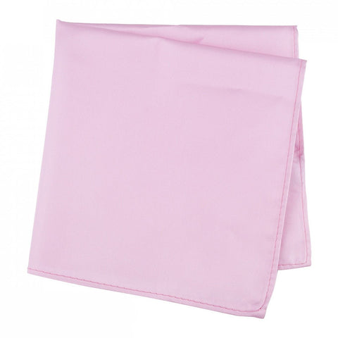 Plain Pink Silk Handkerchief