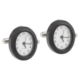 Black Oval Watch Cufflinks