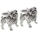 British Bulldog Pewter Cufflinks