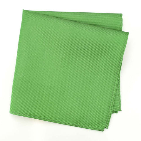 Emerald Green Woven Silk Handkerchief