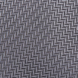 Grey Herringbone Silk Tie