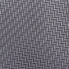 Grey Herringbone Silk Tie