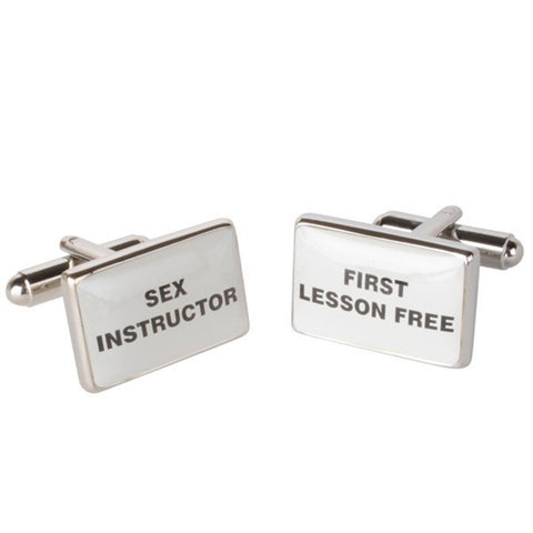 Sex Instructor Cufflinks