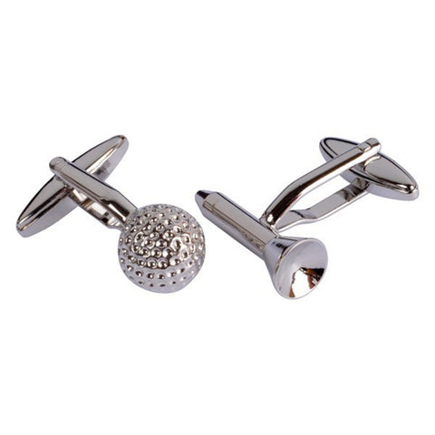 Golf Ball and Tee Cufflinks