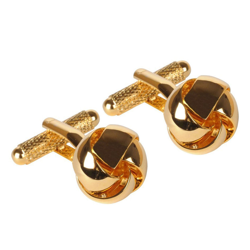 Gold Large Thread Knot Cufflinks – The Cufflink Store