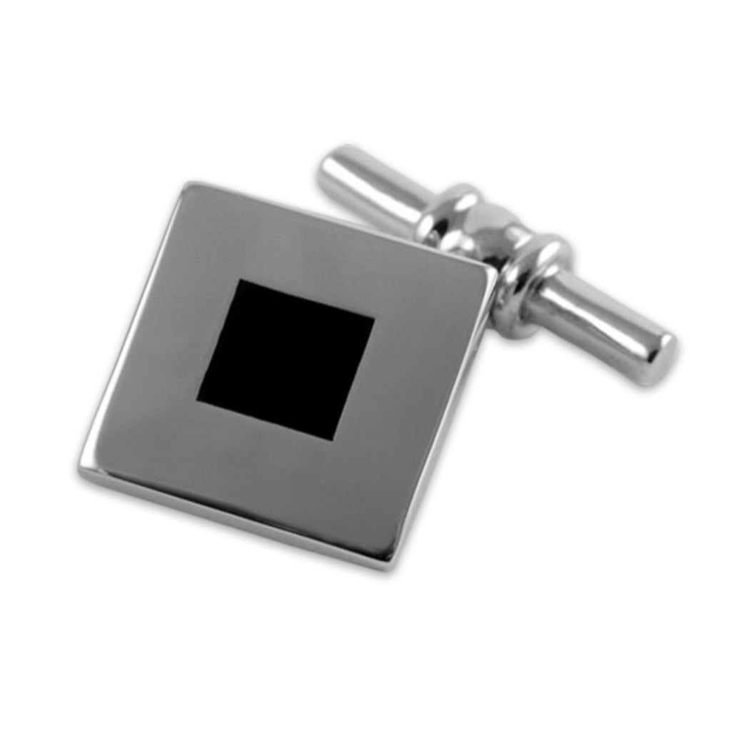 Sterling Silver Onyx Chain Link Cufflinks – The Cufflink Store