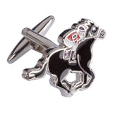 Enamel Horse Racing Cufflinks