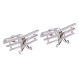 Sterling Silver Tri Plane Cufflinks