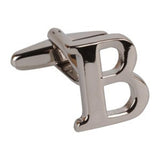 Letter B Initial Cufflink (Sold Individually)