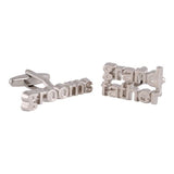 Silver Grooms Grandfather Cufflinks
