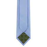 Blue Herringbone Silk Tie