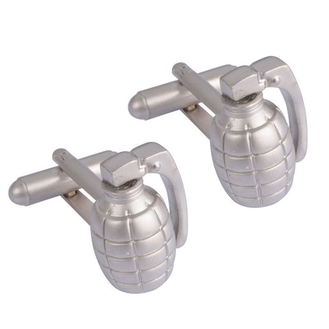 Hand Grenade Cufflinks