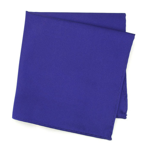 Royal Blue Silk Handkerchief