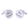 No Pain No Gain Cufflinks