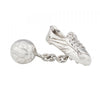 Sterling Silver Football Boot & Ball Cufflinks