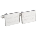 Names, Venue & Date Wedding Cufflinks