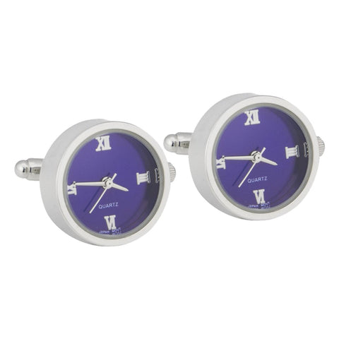 Quartz Working Watch Cufflinks