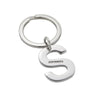 Sterling Silver Letter S Keyring