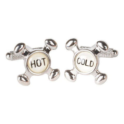 Hot and Cold Tap Cufflinks