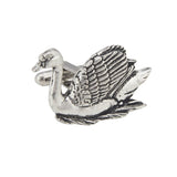 Pewter Swan Cufflinks