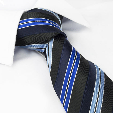 Blue Ottoman Striped Tie