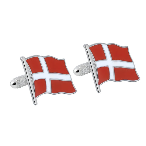 Danish Flag Cufflinks