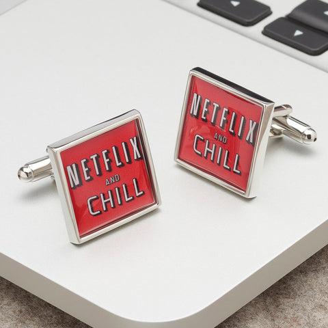 Netflix and Chill Cufflinks