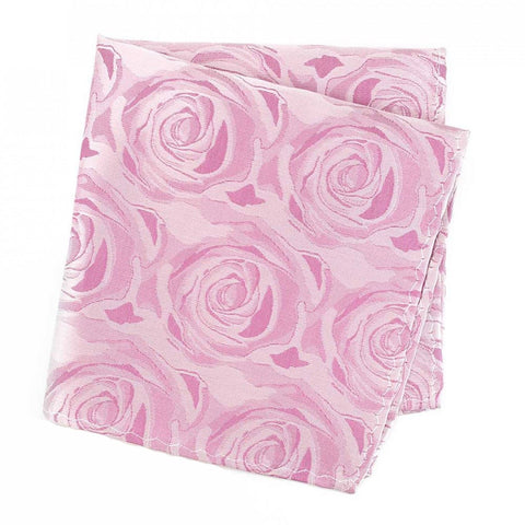 Fuchsia Rose Luxury Woven Silk Handkerchief