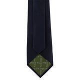 Navy Twill Silk Tie