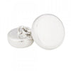 Sterling Silver Plain Small Round Cufflinks