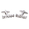 Silver Brides Father Cufflinks