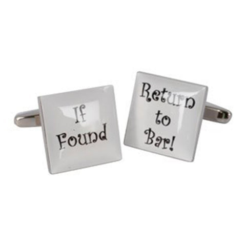 Return To Bar Cufflinks