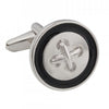 Stitched Button Cufflinks