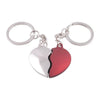 Two Parts to a Heart Keyrings
