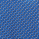 Electric Blue Micro Dot Woven Silk Tie