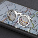 Personalised London Underground Cufflinks