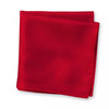 Dark Red Silk Plain Classic Textured Handkerchief