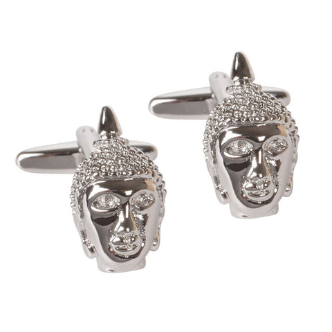 Silver Buddah Cufflinks