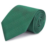 Green Aztec Woven Silk Tie