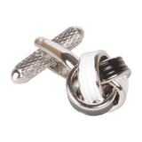 Black and White Knot Cufflinks