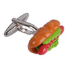 Hotdog cufflinks